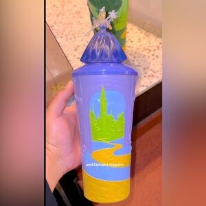 💜New AMC Exclusive Wicked For Good Movie Merch Cup, Lid, Topper, Straw Glinda💜